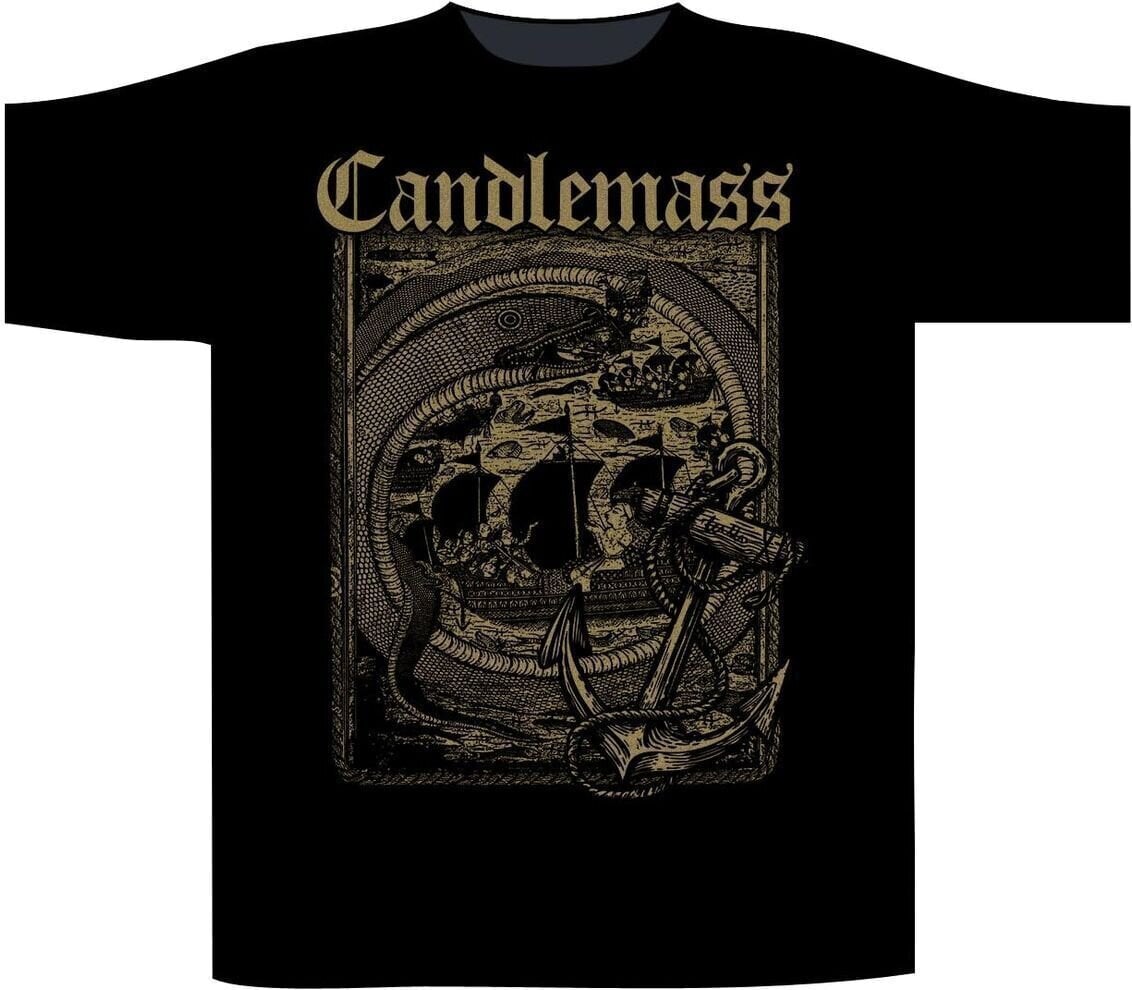 Shirt Candlemass The Great Octopus Black L Shirt
