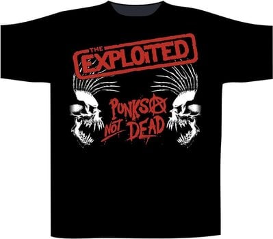 Košulja The Exploited Punks Not Dead / Skulls Black 2XL Košulja - 1