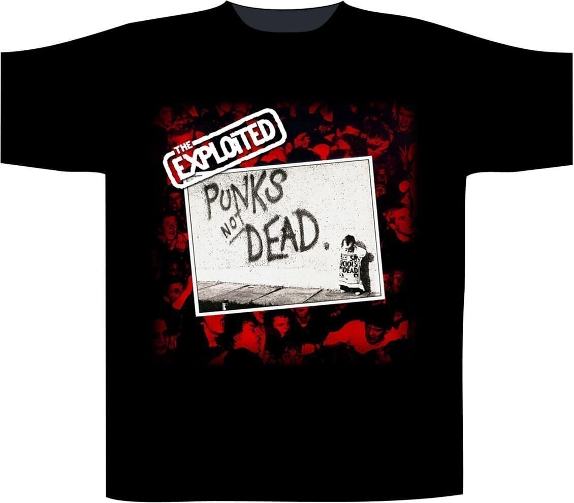 Košulja The Exploited Punks Not Dead Black S Košulja