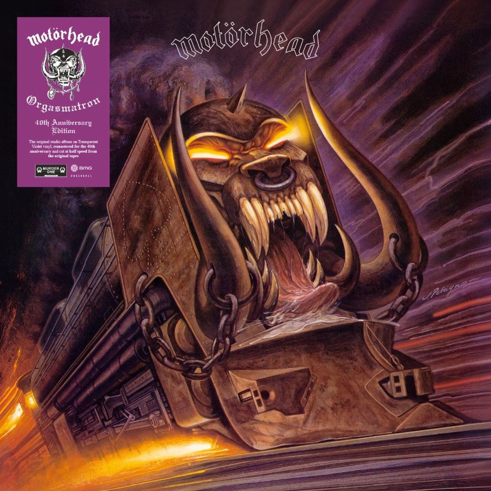 LP plošča Motörhead - Orgasmatron (40th Anniversary Edition) (Transparent Violet Coloured) (Half Speed Remastered) (LP)