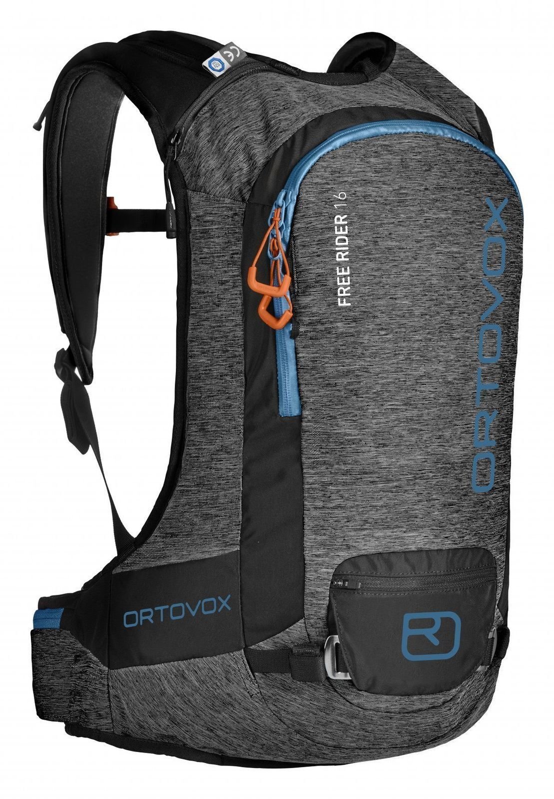 Ski Travel Bag Ortovox Free Rider 16 Black Anthracite Blend Ski Travel Bag