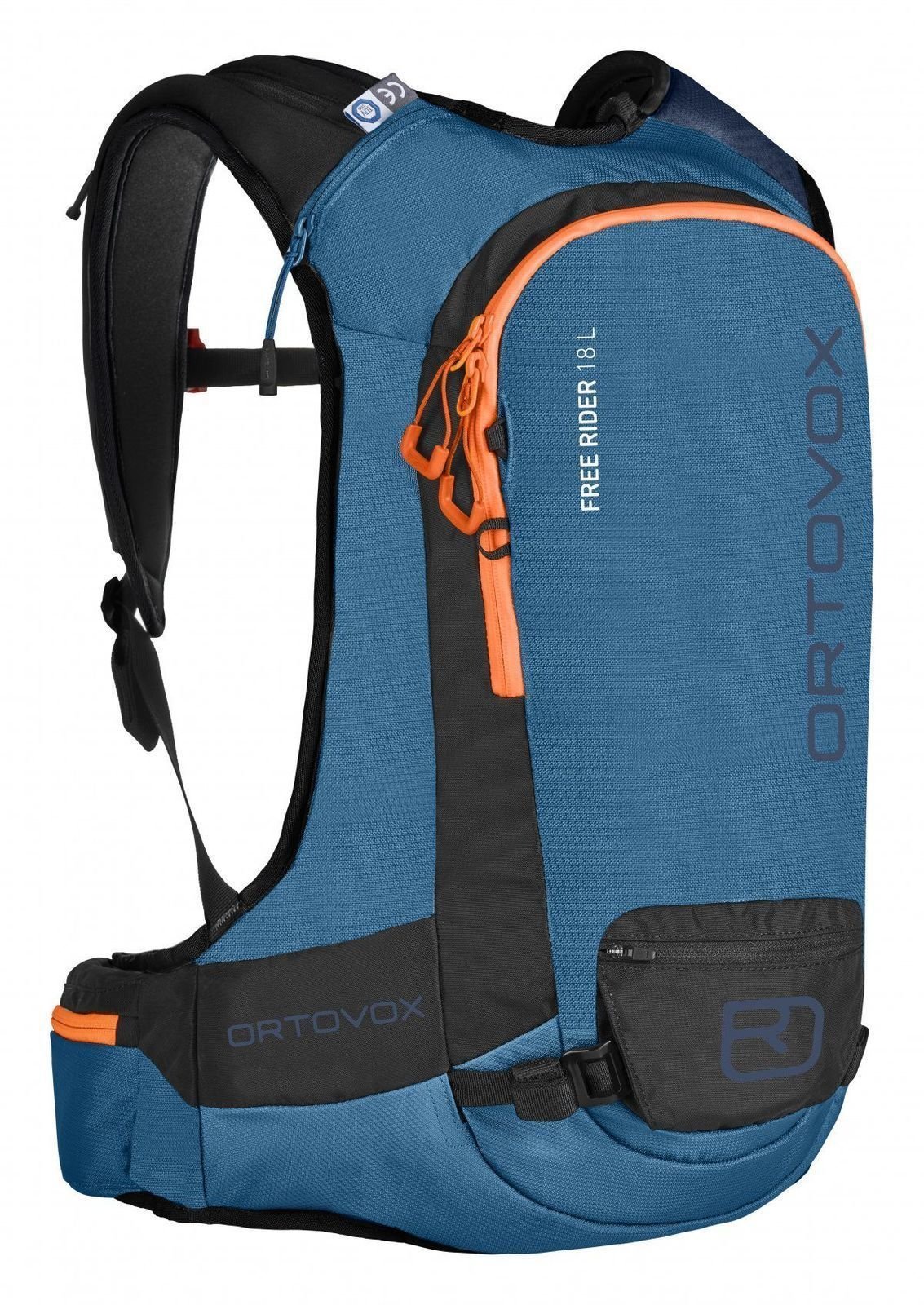 Lyžařský batoh Ortovox Free Rider 18 L Blue Sea Lyžařský batoh