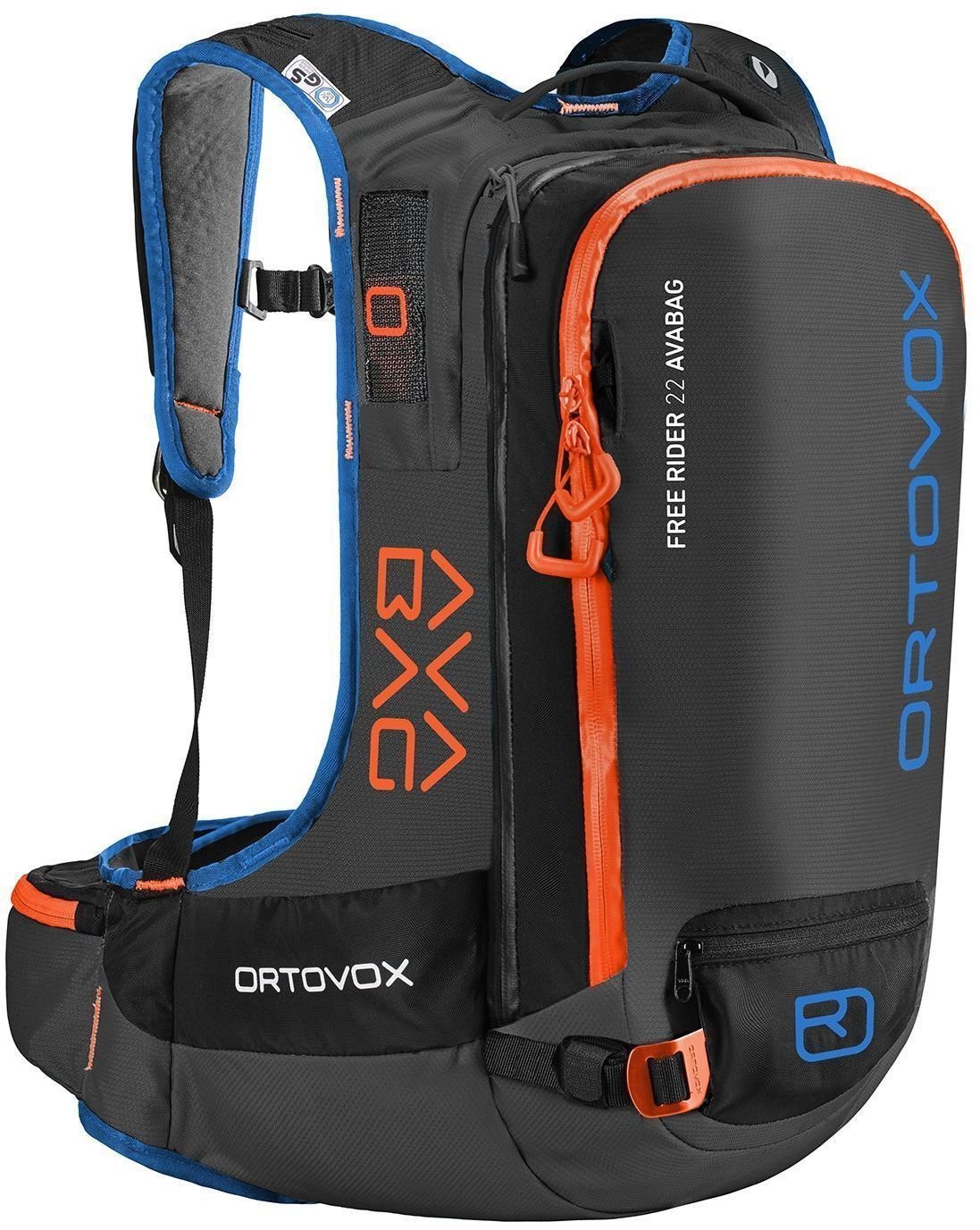 Ski Travel Bag Ortovox Free Rider 22 Avabag Kit Black Anthracite Ski Travel Bag