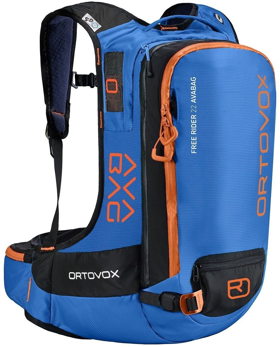 Lyžařský batoh Ortovox Free Rider 22 Avabag Kit Safety Blue Lyžařský batoh