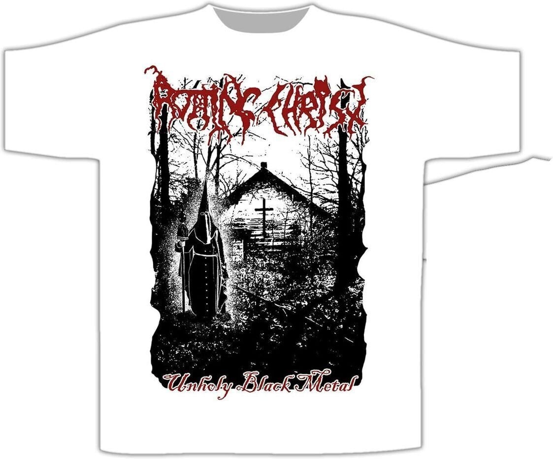 Shirt Rotting Christ Unholy Black Metal White L Shirt