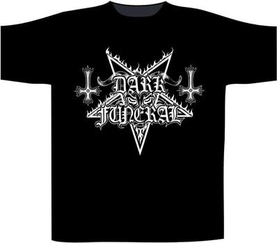 Camiseta de manga corta Dark Funeral Logo Camiseta de manga corta Black L - 1