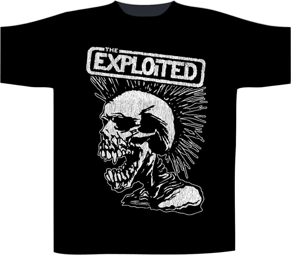 Košulja The Exploited Vintage Skull Black XL Košulja