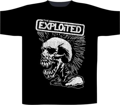 Košulja The Exploited Vintage Skull Black XL Košulja - 1