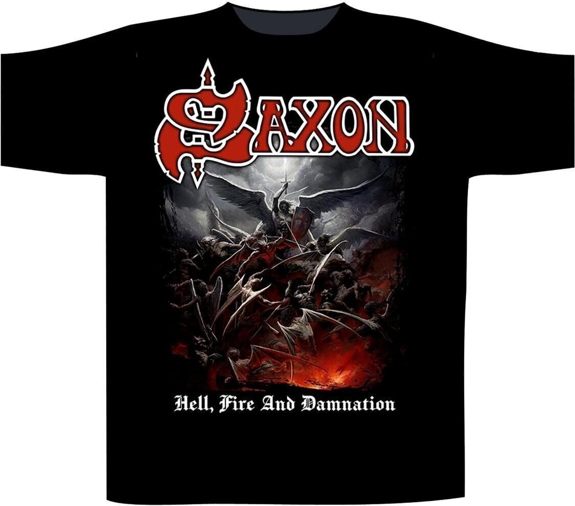 Košulja Saxon Hell, Fire And Damnation I Black 2XL Košulja