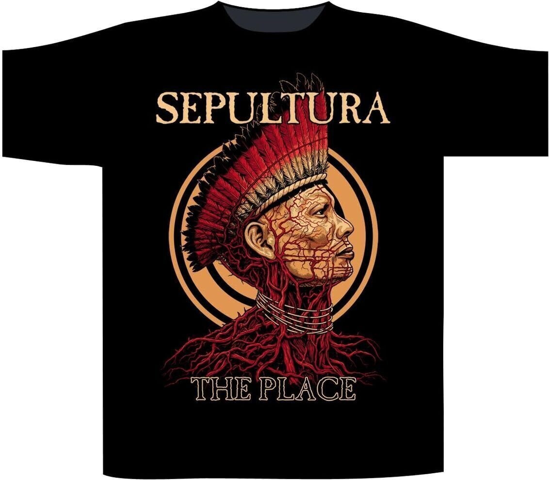 Camiseta de manga corta Sepultura The Place Camiseta de manga corta Black M