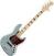 Baixo de 5 cordas Fender American Elite Jazz Bass V Maple Satin Ice Blue Metallic