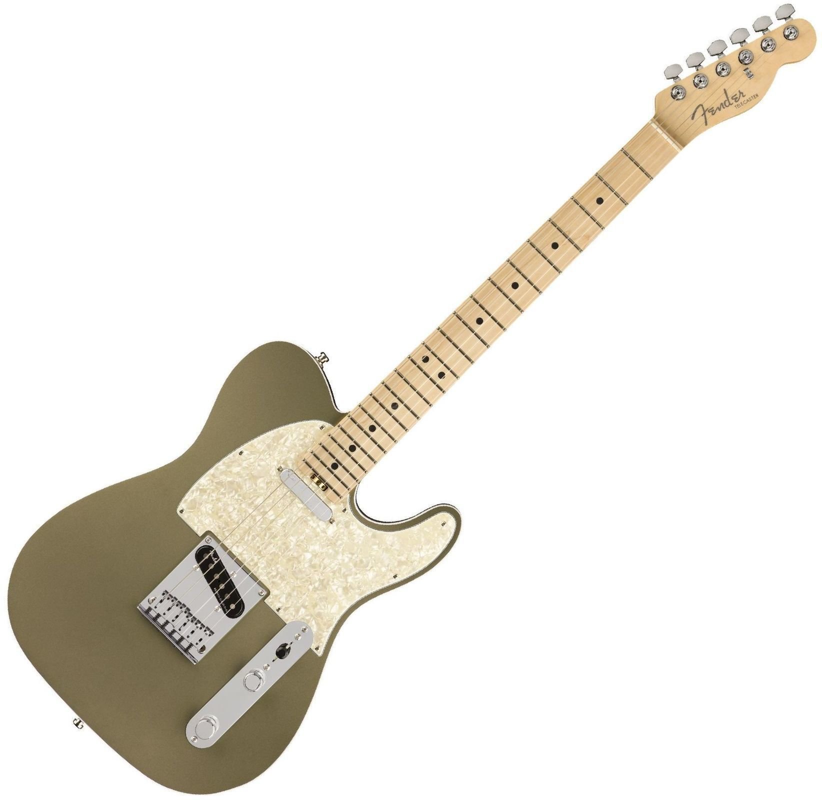 Elektrisk gitarr Fender American Elite Telecaster Maple Satin Jade Pearl Metallic
