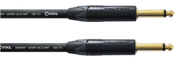 Instrument Cable Cordial CSI PP 175 Black 9 m Straight - Straight Instrument Cable - 1