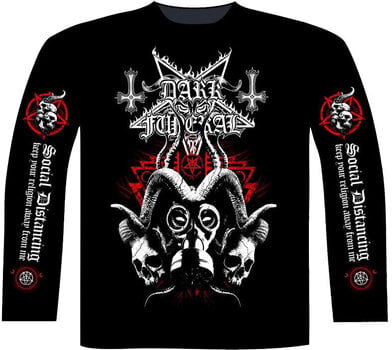 Сорочка Dark Funeral Social Distancing Футболка з довгим рукавом Black L - 1