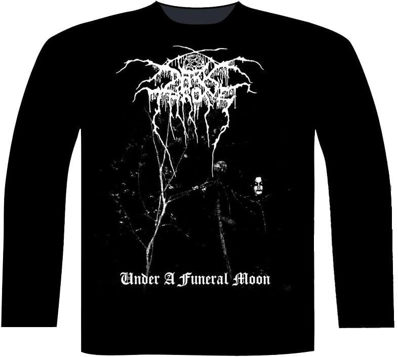 T-Shirt Darkthrone Under A Funeral Moon / Album Black L T-Shirt