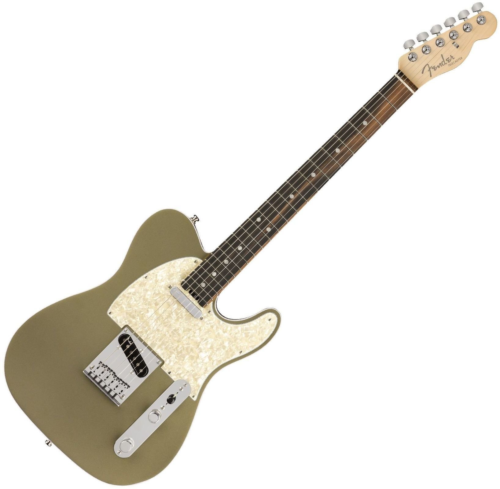Električna kitara Fender American Elite Telecaster Ebony Satin Jade Pearl Metallic