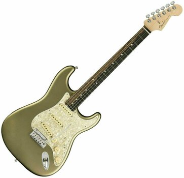 E-Gitarre Fender American Elite Stratocaster Ebony Satin Jade Pearl Metallic - 1