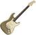 Electric guitar Fender American Elite Stratocaster Ebony Satin Jade Pearl Metallic