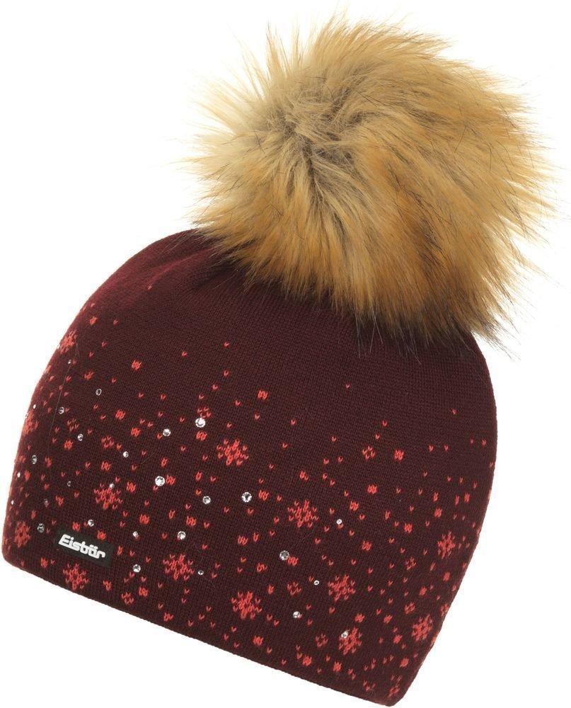Bonnet de Ski Eisbär Rana Lux Crystal Beanie Chianti/Coral Red