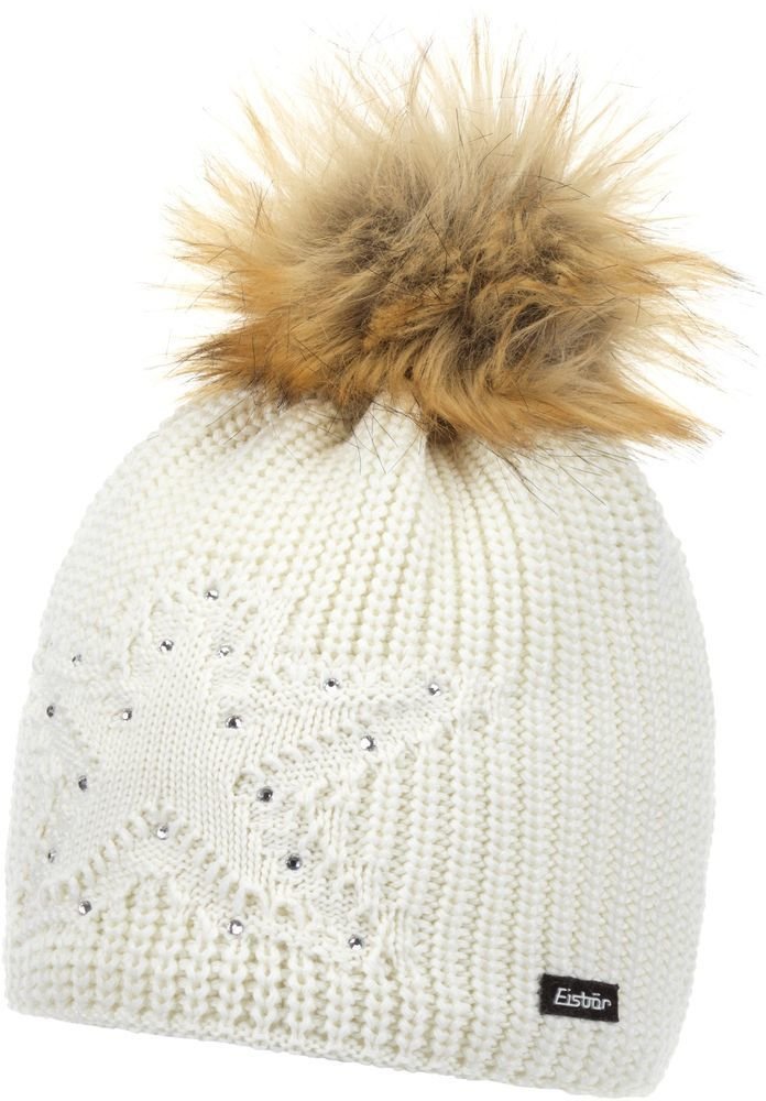 Zimowa czapka Eisbär Chantal Lux Crystal Biała UNI Zimowa czapka