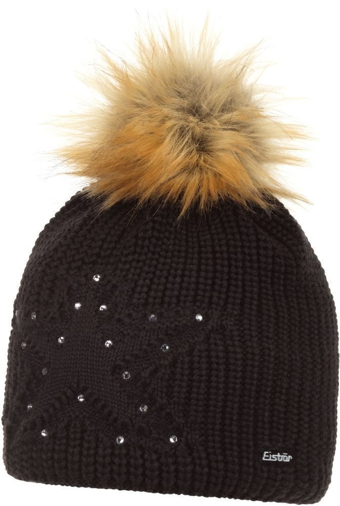 Zimowa czapka Eisbär Chantal Lux Crystal Czarny UNI Zimowa czapka
