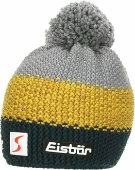 Zimowa czapka Eisbär Star Pompon SP Beanie Dark Petrol/Mustard/Grey UNI Zimowa czapka - 1