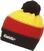 Ski Mütze Eisbär Star Pompon SP Beanie Black/Red/Yellow UNI Ski Mütze