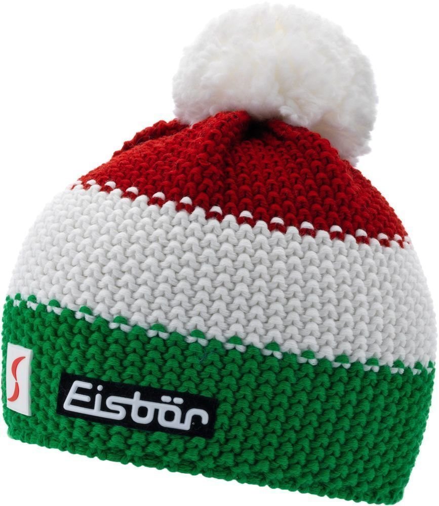 Eisbär Star Pompon SP Beanie Green/White/Red UNI