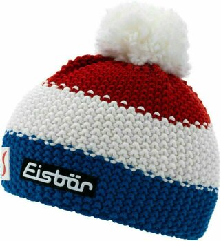 Zimowa czapka Eisbär Star Pompon SP Kids Beanie Blue/White/Red UNI Zimowa czapka - 1