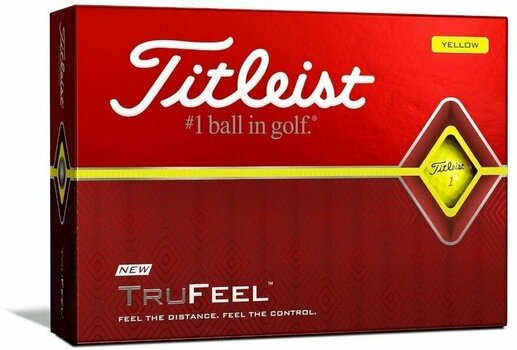 Golf Balls Titleist TruFeel 2019 Yellow - 1