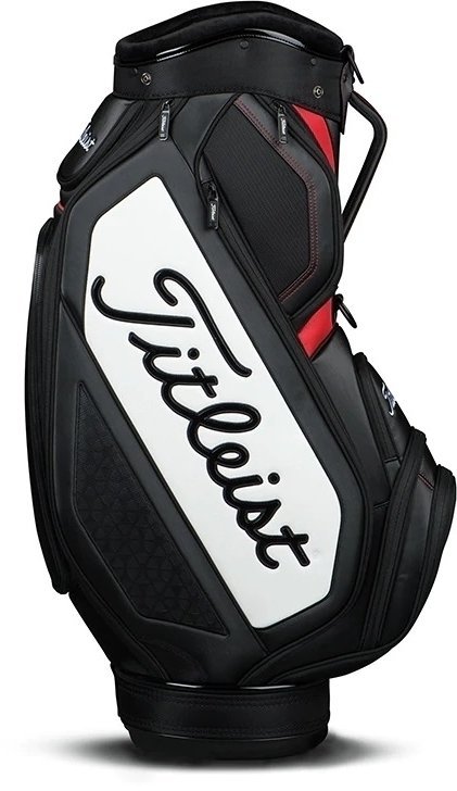 Golftaske Titleist Midsize Staff Black/White/Red Golftaske