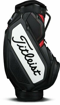 Borsa da golf Cart Bag Titleist Midsize Staff Black/White/Red Borsa da golf Cart Bag - 1