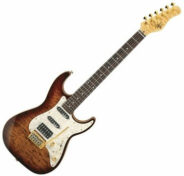 Elektrische gitaar Michael Kelly 1967 RW Aged Cherry Burst - 1