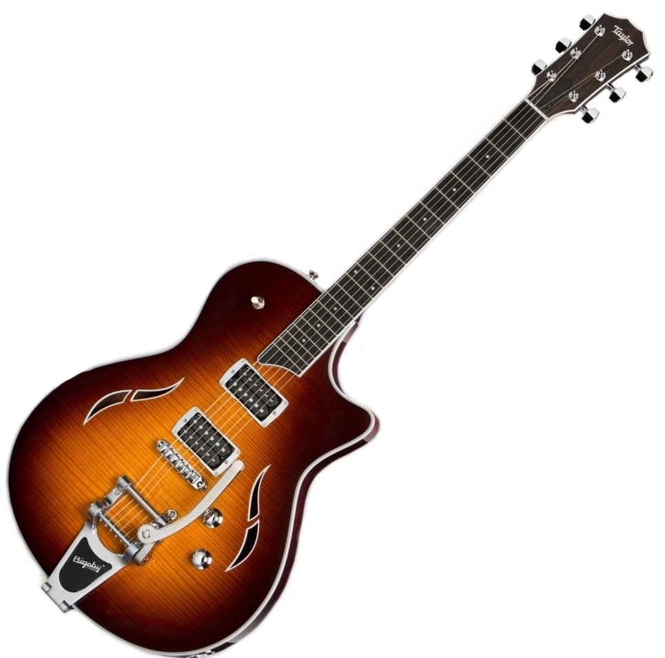 Semi-akoestische gitaar Taylor Guitars T3/B Tobacco Sunburst