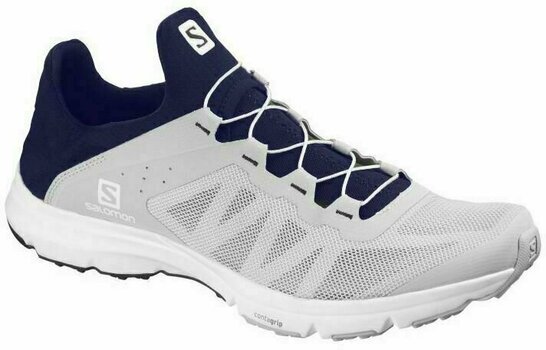 Mens Outdoor Shoes Salomon Amphib Bold Blue/Navy/Black 44 2/3 Mens Outdoor Shoes - 1