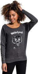 Motörhead Logo Burnout Open Edge Crewneck Darkgrey M Motörhead Logo Burnout Open Edge Crewneck Darkgrey M