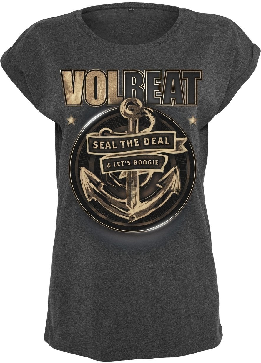 T-Shirt Volbeat T-Shirt Seal The Deal Female Grey S