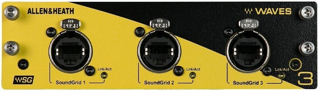 Module d'extension pour mélangeurs Allen & Heath dLive WAVES V3 Card Module d'extension pour mélangeurs