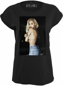 T-shirt Rita Ora T-shirt Topless Femme Black S - 1