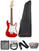 Elektriska gitarrer Fender Squier Mini Strat V2 IL Torino Red Deluxe SET Torino Red