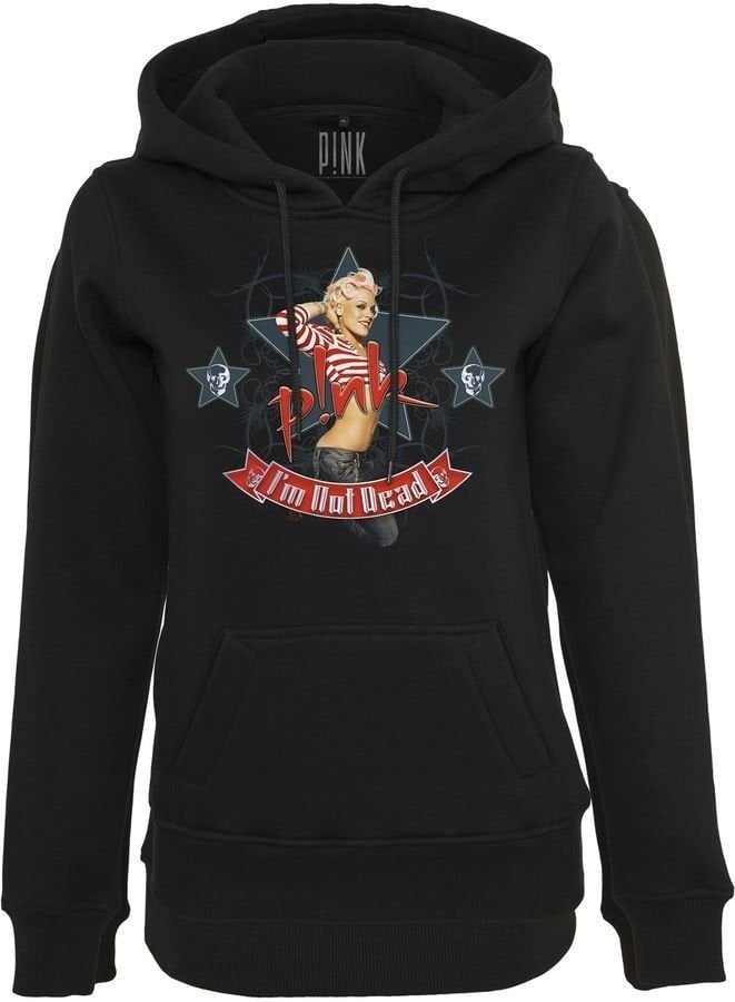 Hoodie Pink I'm Not Dead Black XL Hoodie