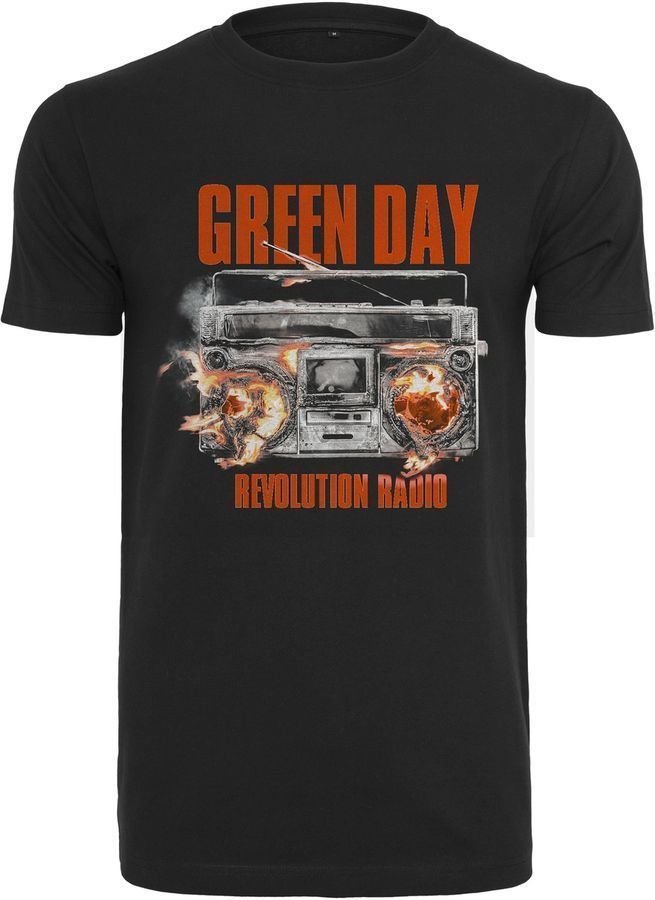 T-Shirt Green Day T-Shirt Radio Herren Schwarz L