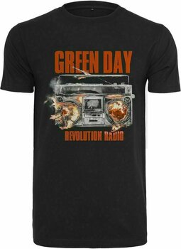 Shirt Green Day Shirt Radio Heren Zwart L - 1