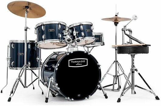 Akustik-Drumset Mapex TND5044TC Tornado Blue New package - 1