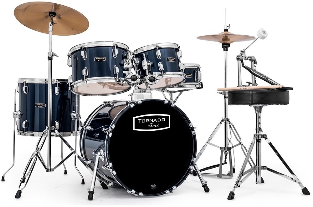 Akustik-Drumset Mapex TND5294FTCY Tornado Blue New Package
