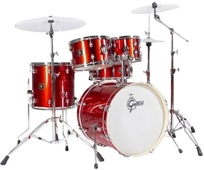 Акустична барабанна установка Gretsch Drums Energy 5 Piece HWP 20 Red Акустична барабанна установка - 1