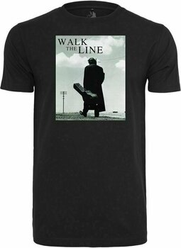 T-Shirt Johnny Cash Walk The Line Tee Black L - 1