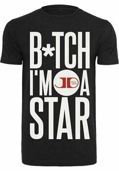 Tričko Jason Derulo Tričko B*tch I'm A Star Pánské Black S - 1