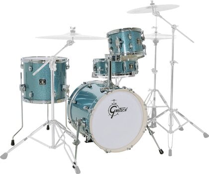 Акустична барабанна установка Gretsch Drums Energy Street Kit Blue Sparkle Акустична барабанна установка - 1