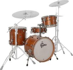 Conjunto de batería acústica Gretsch Drums CC2-J484-SWG Satin Walnut Glaze Conjunto de batería acústica